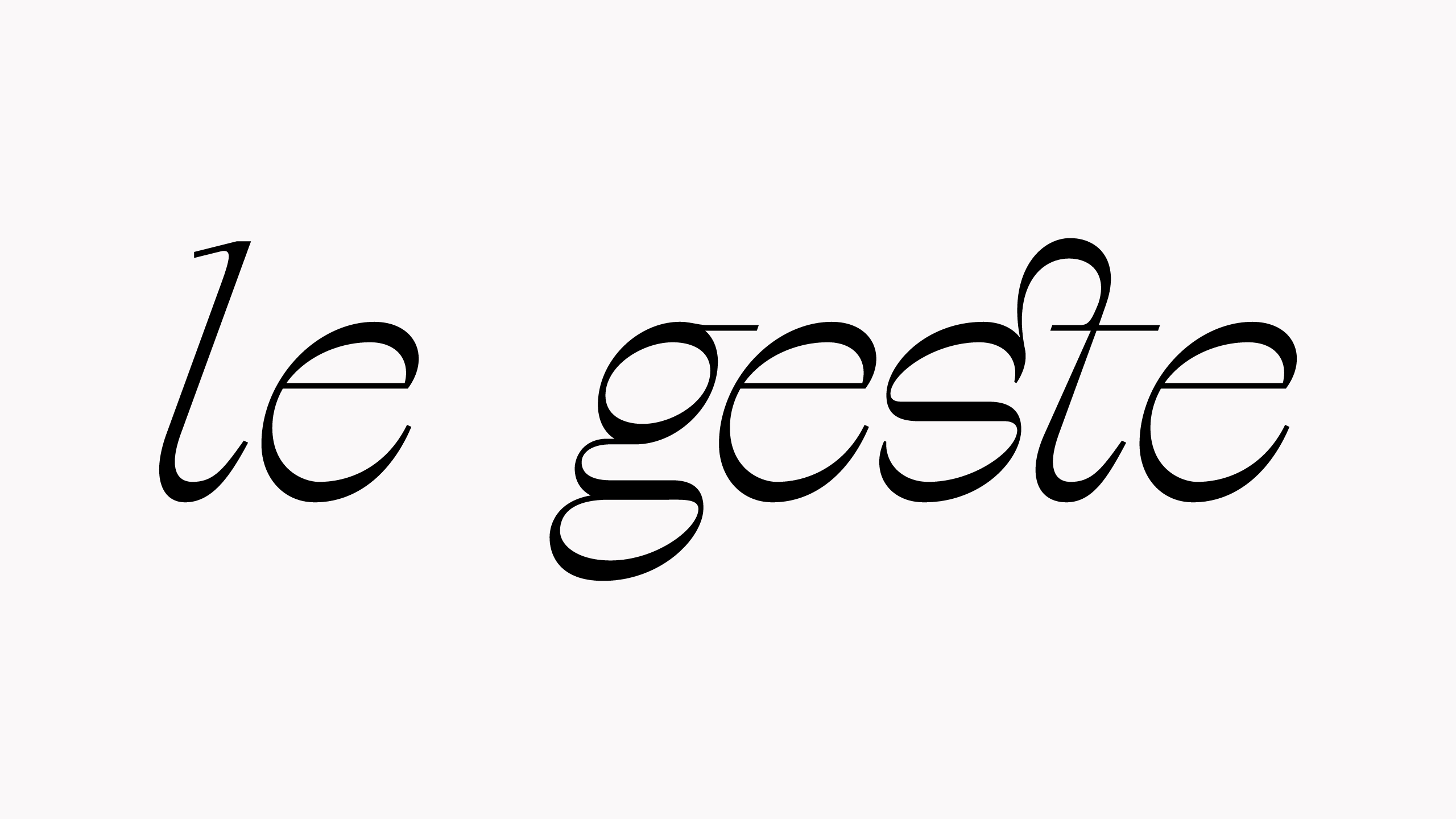 Le Geste Logo et Website design - UX -UI